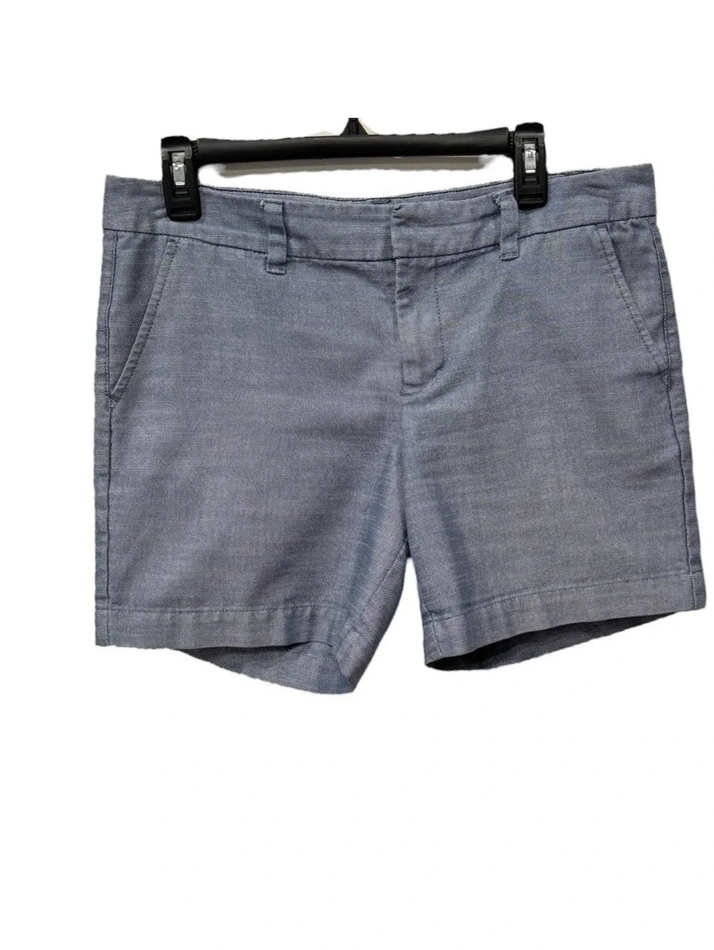 TOMMY HILFIGER Women's Bluish Gray Casual Bermuda Shorts Size 8